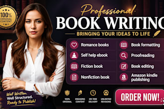 do book and ebook ghostwriter, amazon kdp book writer ebook writer