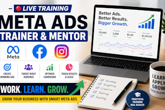 teach facebook and instagram ads, meta ads teacher, meta trainer, mentor, coach