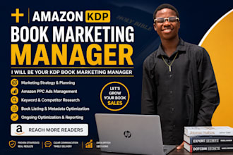 be your amazon kdp book marketing manager