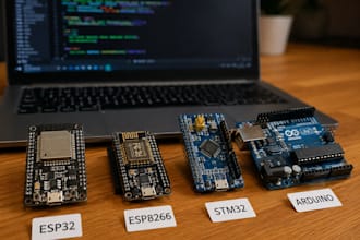 develop firmware for esp32, esp8266, stm32 and arduino