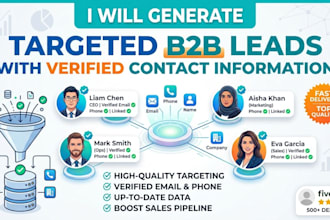 generate targeted b2b leads with verified contact information