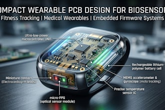 design compact wearable pcb design for biosensensors and fitness tracking