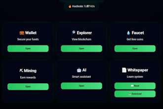 build a custom blockchain and p2p network system in python
