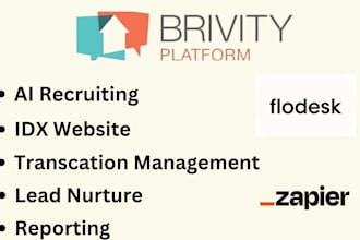 setup brivity crm, automation, autoplan,full marketing suite