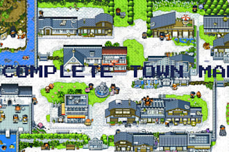 create pokemon tilesets, tilemaps and overworld assets