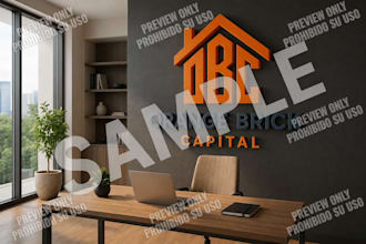 create a custom 3d logo virtual background for zoom, teams and meet