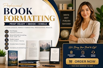 do paperback formatting, book formatting, amazon kindle and book design