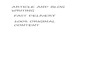 write simple articles and blog posts for you