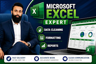 clean, format and organize microsoft excel data