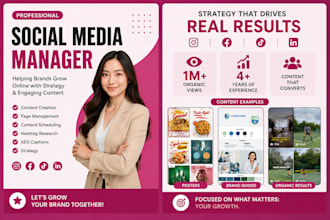 be your social media manager that provides results