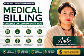do medical billing, payment posting, denial handling