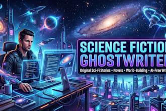 ghostwrite science fiction and fantasy books, beta read critique erotic, editing