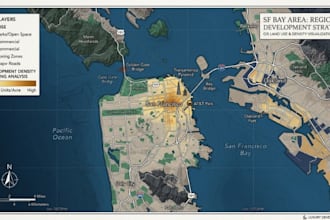 create professional gis maps, custom cartography, and geospatial visualizations