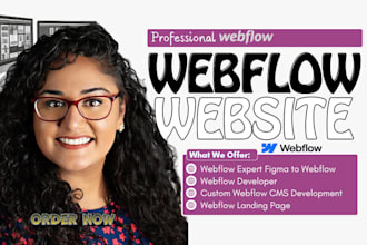 develop webflow website design figma to webflow business website developer