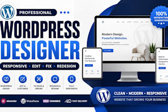 wordpress designer responsive wordpress edit wordpress fix wordpress