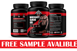 do product label design and supplement label design