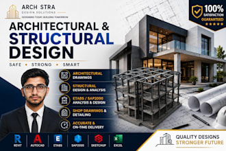 draw 2d  architectural floor plans with structural drawings