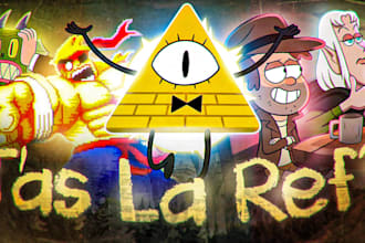 design documentary thumbnail, review or podcast thumbnail