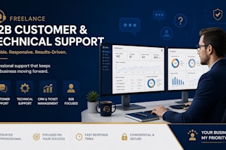 provide b2b customer and technical support for software