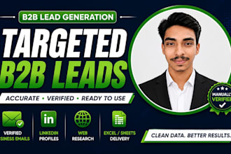 do targeted b2b lead generation and email list