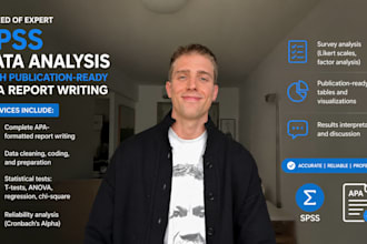 do spss data analysis with apa report writing