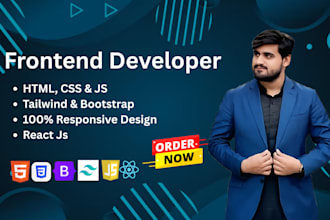 be your expert frontend developer for custom website development