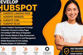 develop hubspot landing page hubspot website hubspot crm hubspot blog