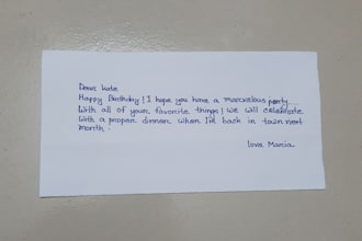 write anything with my beautiful handwriting