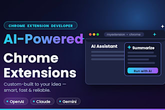 develop a chrome extension powered by ai