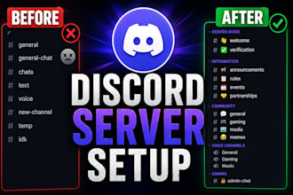 setup a professional discord server
