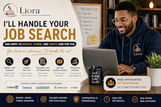 handle your job search and apply to remote, hybrid, and onsite jobs for your
