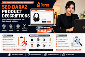 write SEO daraz product descriptions that boost sales