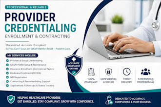 do provider and group credentialing, enrollment and contracting