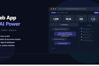 build a full web application