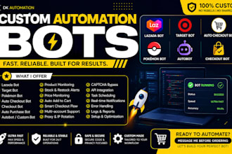 build lazada, pokemon bot, auto checkout bot, checkout bot, autobot, target bot