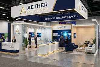 design an immersive 3d virtual trade show booth for your brand or exhibition