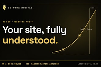 do a complete ai powered SEO and website audit with action plan