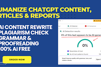 remove ai from content, blog posts, articles ,and reports