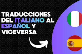 traducciones del italiano al español y viceversa