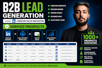 generate targeted b2b leads using linkedin sales navigator