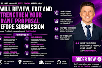 review edit and strengthen your grant proposal before submission