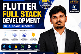 build a complete android and ios app with firebase backend