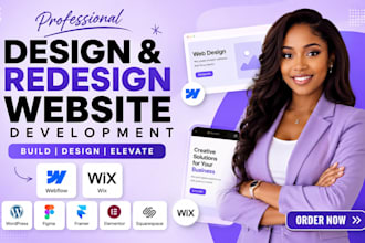 design wix framer website webflow animation wix website design