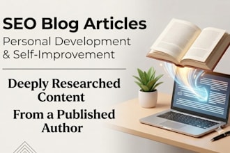 write SEO blog posts and articles for personal development