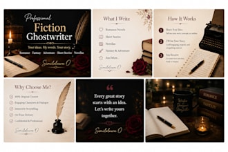 ghostwrite captivating fiction, romance, and short stories