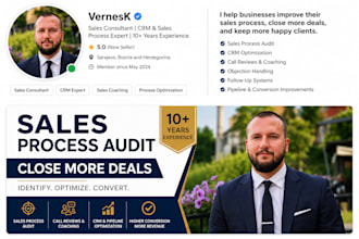 audit your sales process and help you close more deals