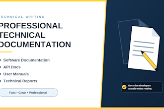 write professional technical documentation and reports
