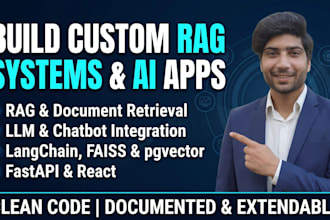build a custom rag system and ai powered app using langchain and fastapi