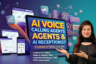 build ai voice calling agents and ai receptionist using retell ai or vapi