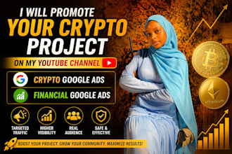 promote your crypto meme nft project on my youtube channel
